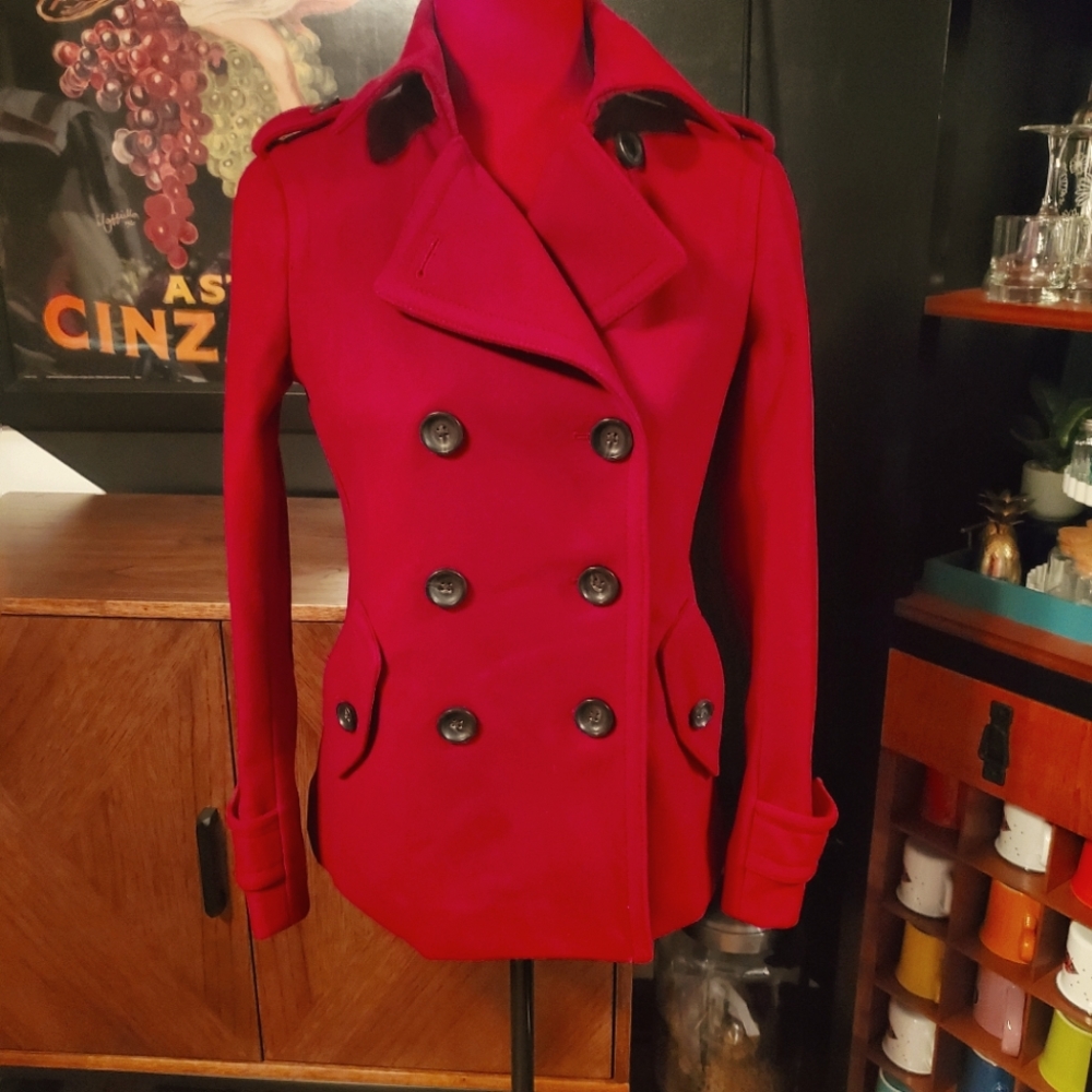 Wool Double Breasted Pea coat